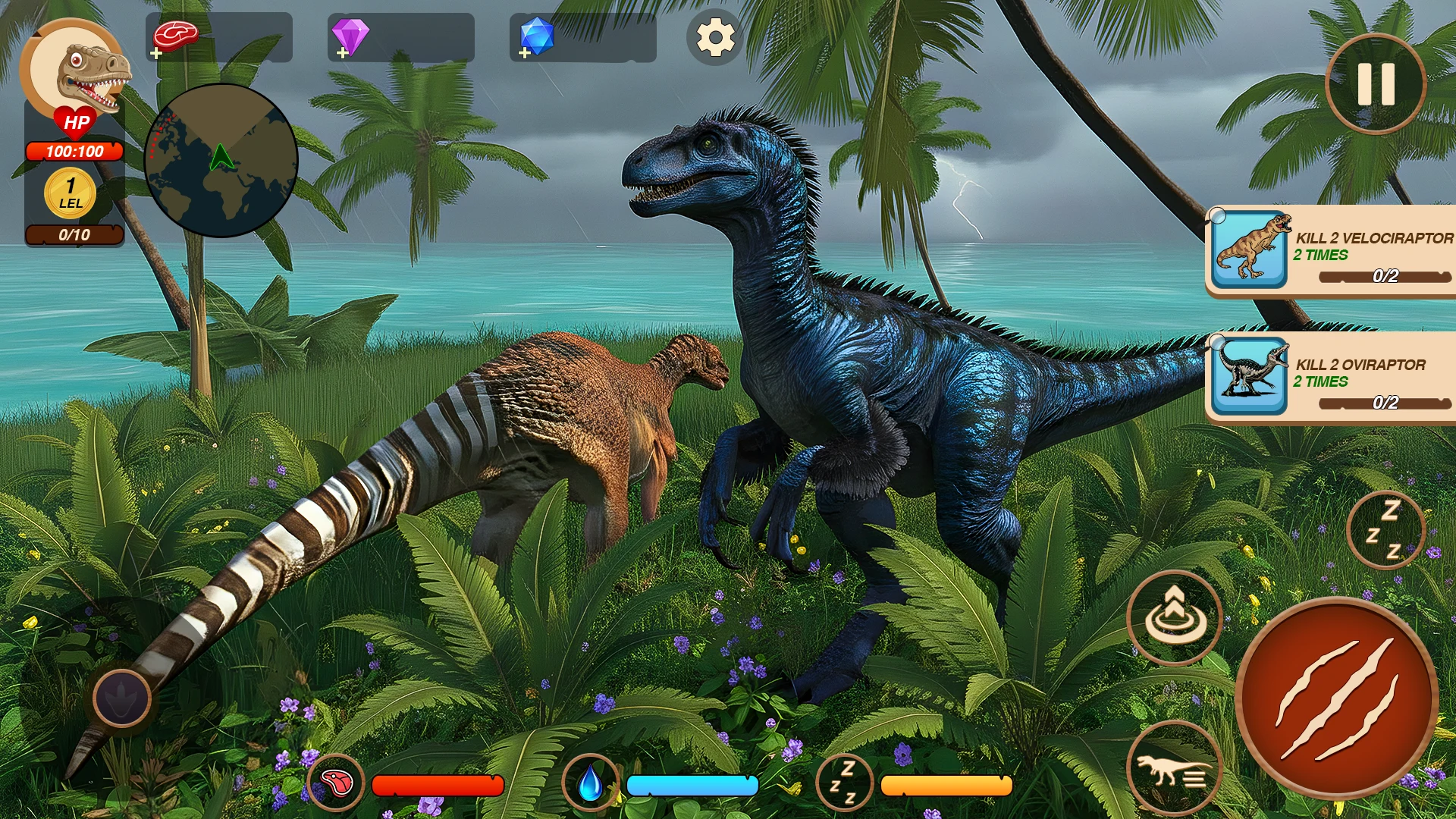 Jurassic Fight Dinosaur Battle screenshot