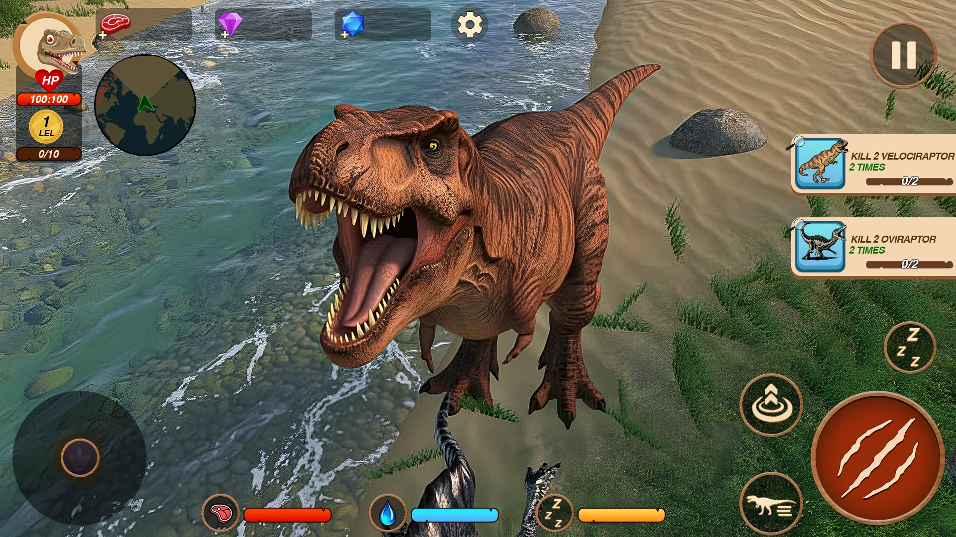 Jurassic Fight Dinosaur Battle screenshot
