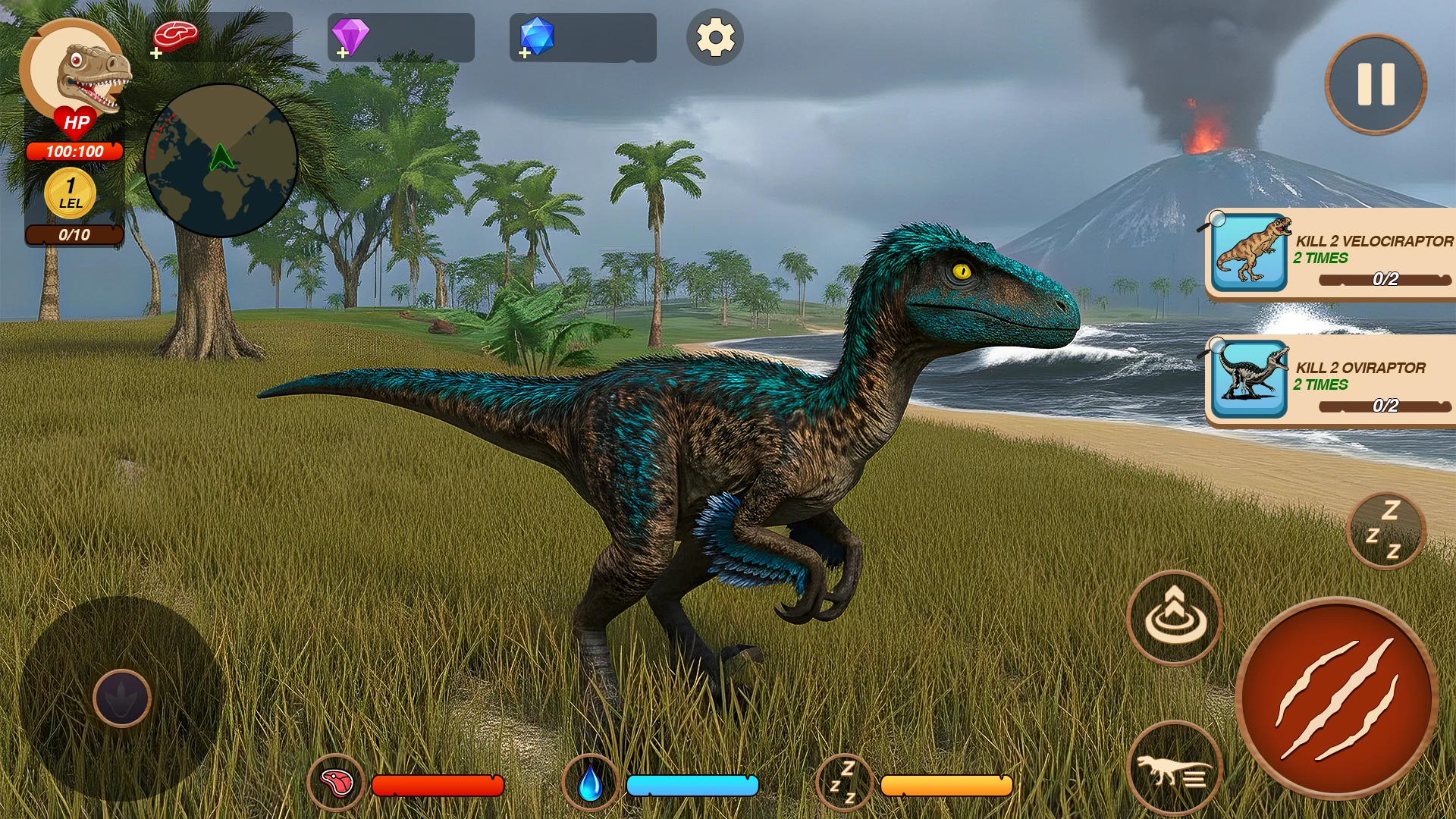Jurassic Fight Dinosaur Battle screenshot