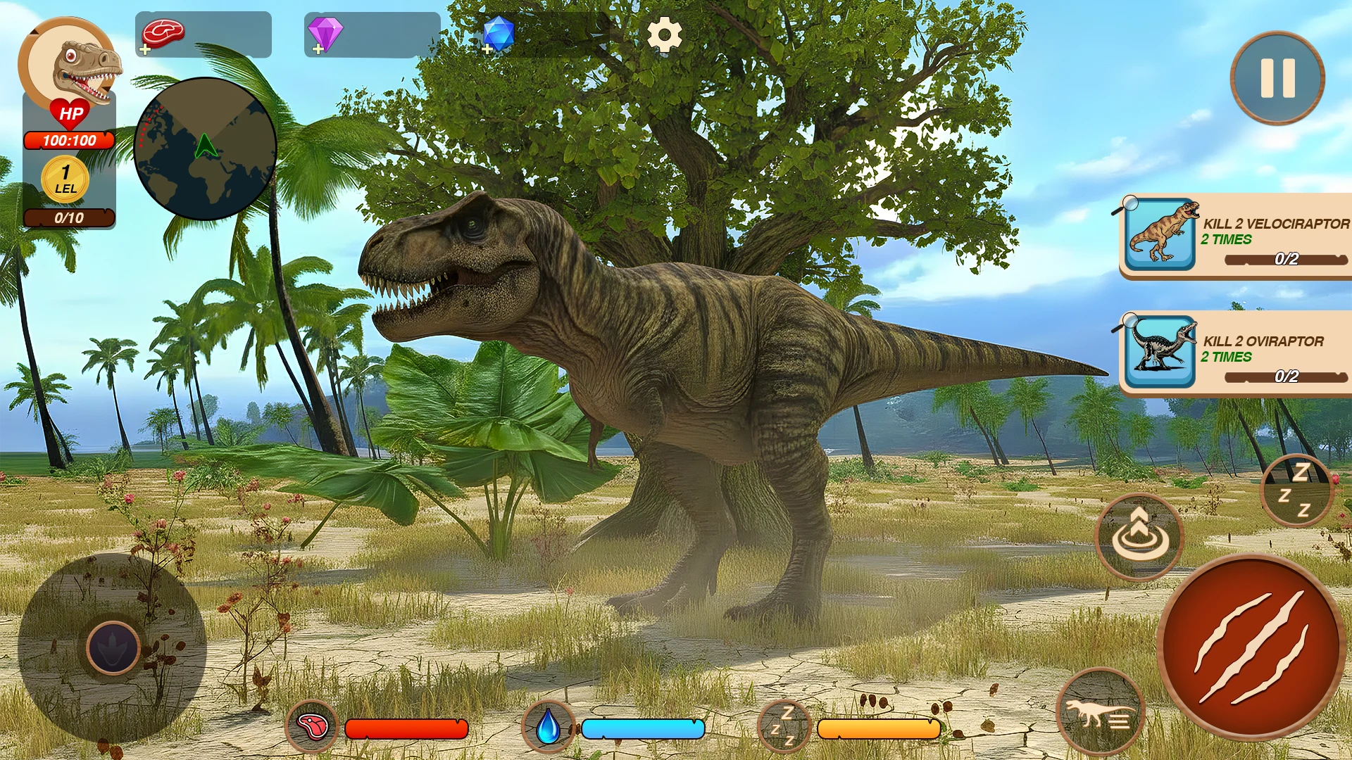 Jurassic Fight Dinosaur Battle screenshot